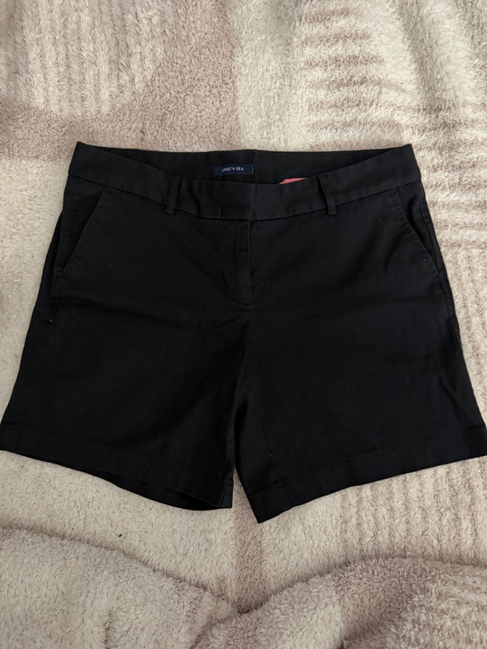 Black Women's Bermuda Shorts with Classic Fit